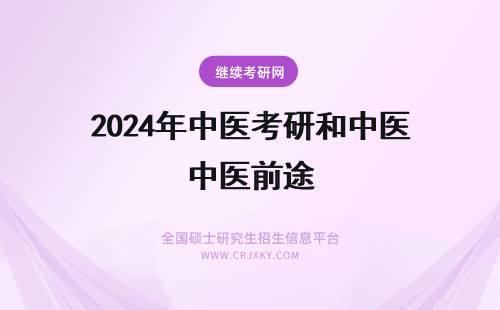 2024年中医考研和中医前途 学中西医临床医学考研能考中医吗?