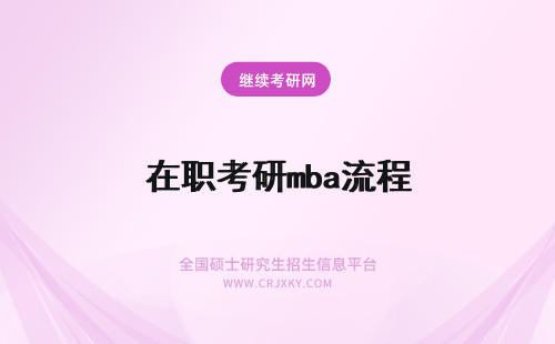 在职考研mba流程 在职研究生mba报考流程