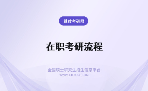 在职考研流程 物流工程在职研究生单证报考流程　