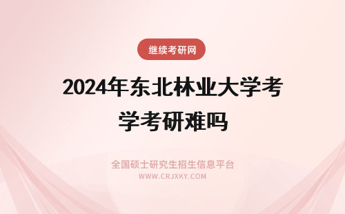 2024年东北林业大学考研难吗 化学考研东北林业大学难吗