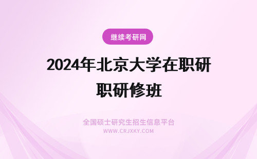 2024年北京大学在职研修班 北京科技大学在职研修班