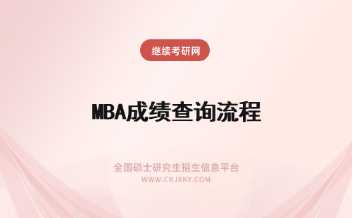 MBA成绩查询流程 闽江学院MBA成绩查询流程！