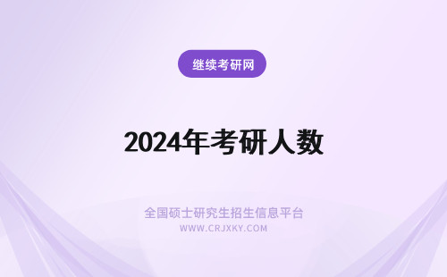 2024年考研人数 20-考研人数